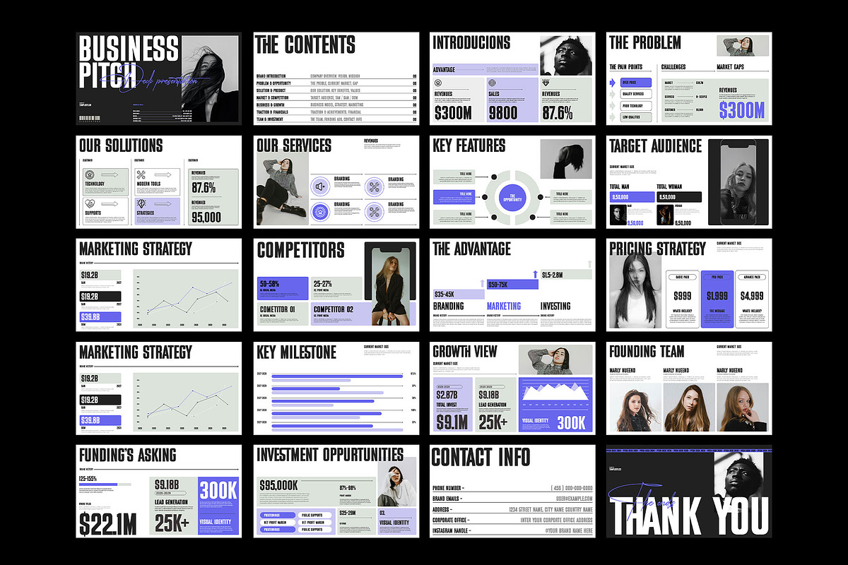 Startup Business Pitch Deck Template, a Presentation Template by Templeste (Photo 7 of 7)