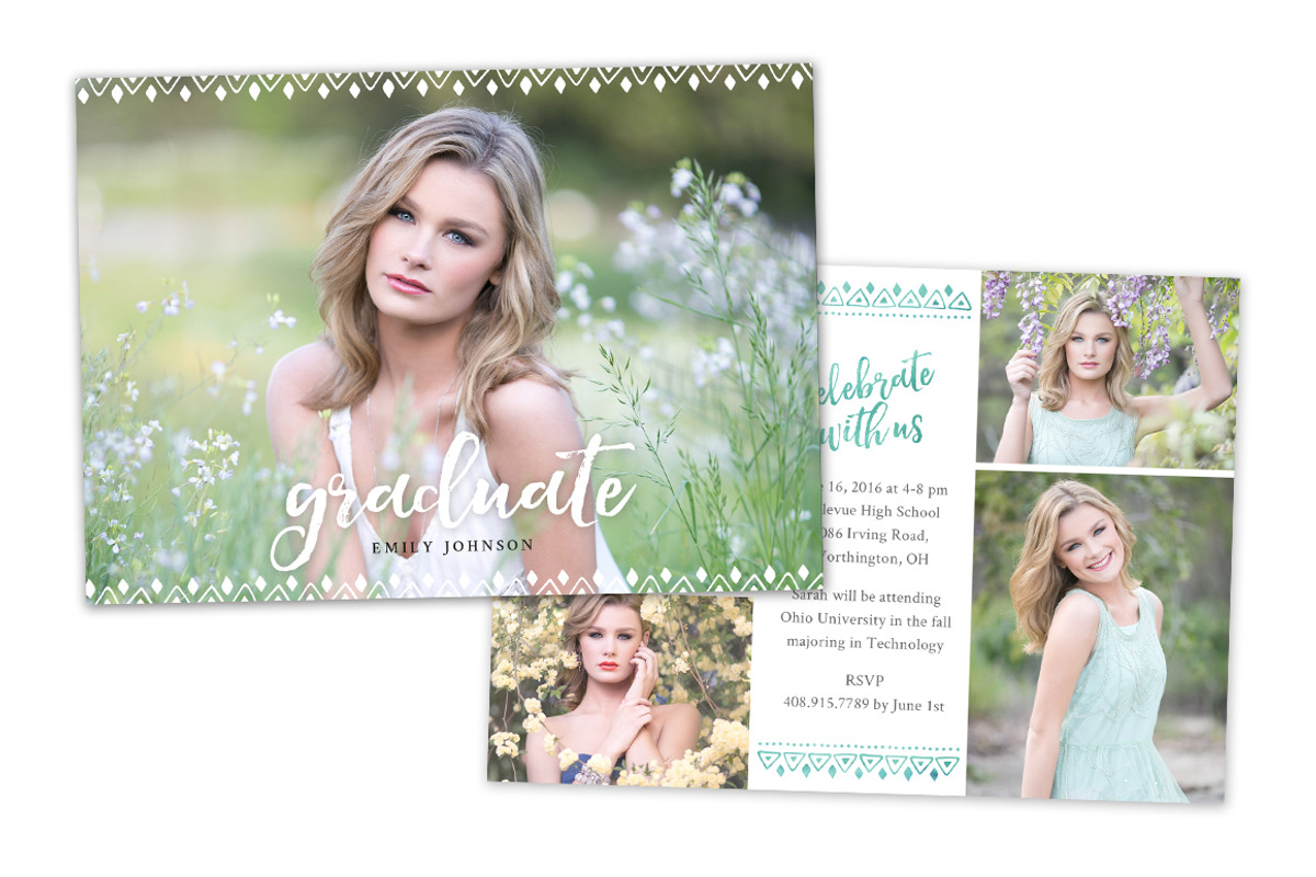 Graduation Announcement CG055, a Card Template by OtoStudio
