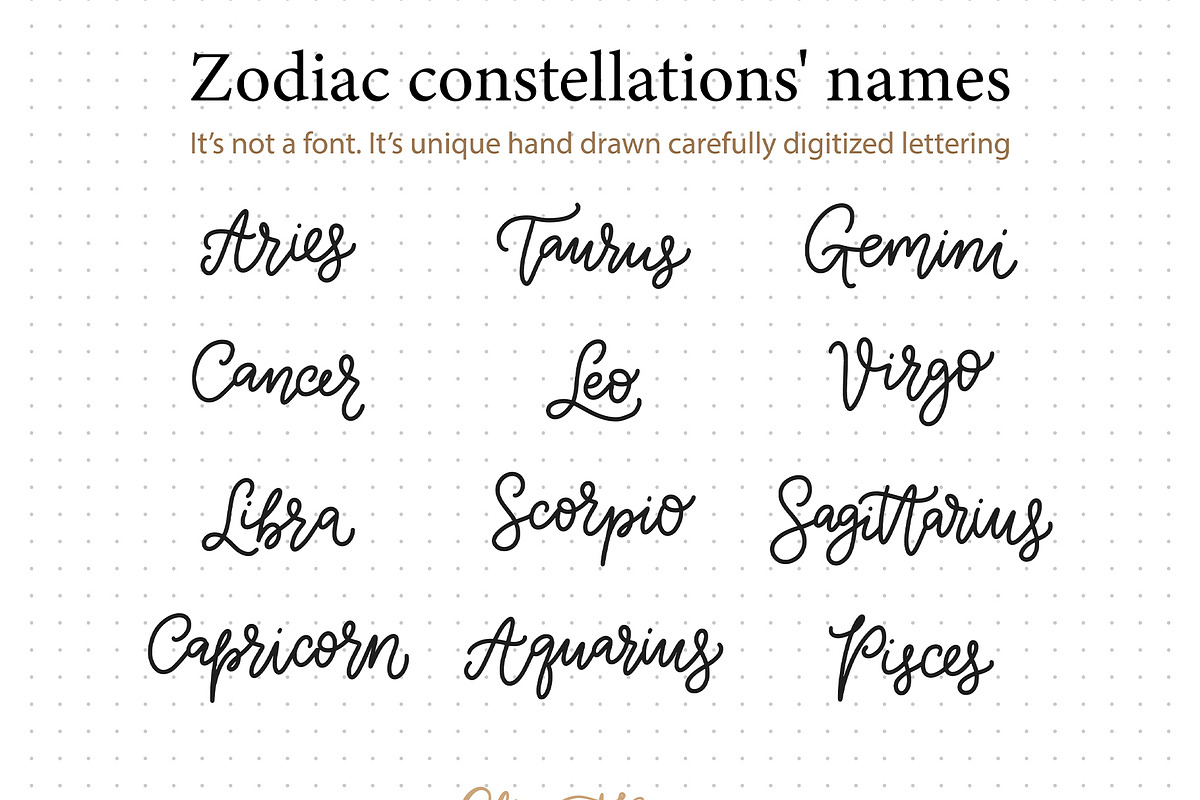 Zodiac SVG and seamless pattern set., an Illustration by ClipArtRoom (Photo 4 of 6)