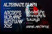 Xuneza - Futuristic Font, a Sans Serif Font by Dhabee (Thumbnail 5 of 7)