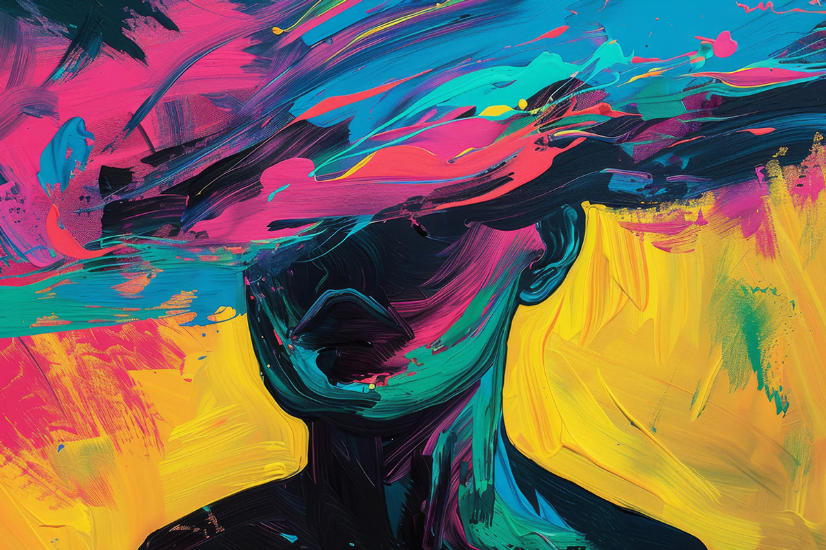74 Paint splash faces, a Person Illustration by Handmadefont (Photo 5 of 12)