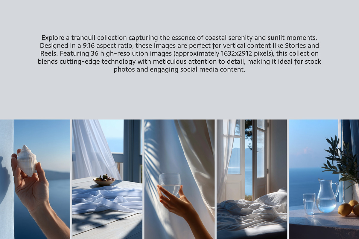 Coastal Lifestyle Backgrounds, a Person Photo by AI Petr Creative Agency (Photo 2 of 7)