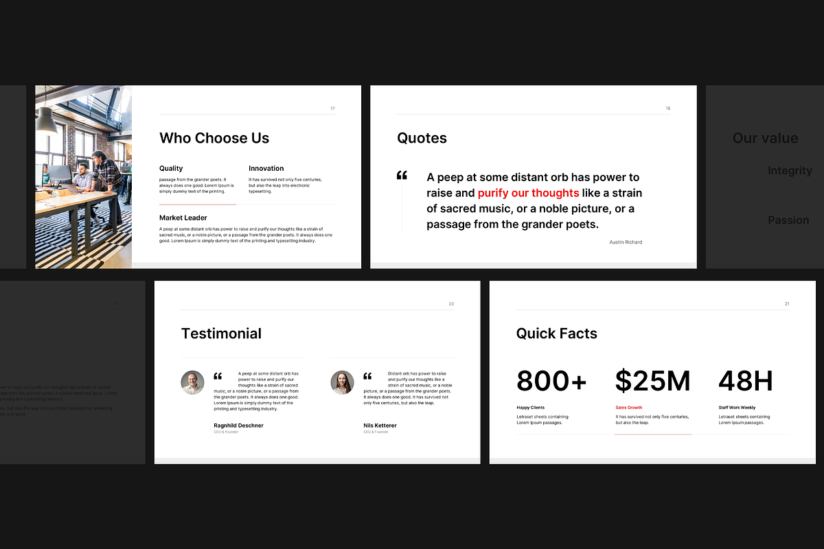 MNML - BUSINESS PLAN Template, a Presentation Template by MNML Agency (Photo 12 of 73)