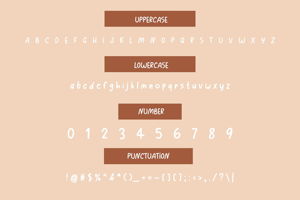 Smile - handwritten font, a Handwritten Font by Brown Cupple (Photo 4 of 5)