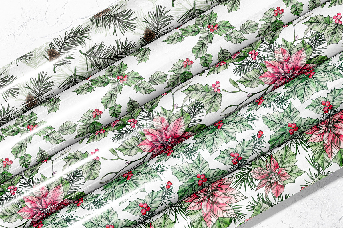 Watercolor christmas illustrations, a Decorative Illustration by Tanya Vollar (Photo 12 of 12)