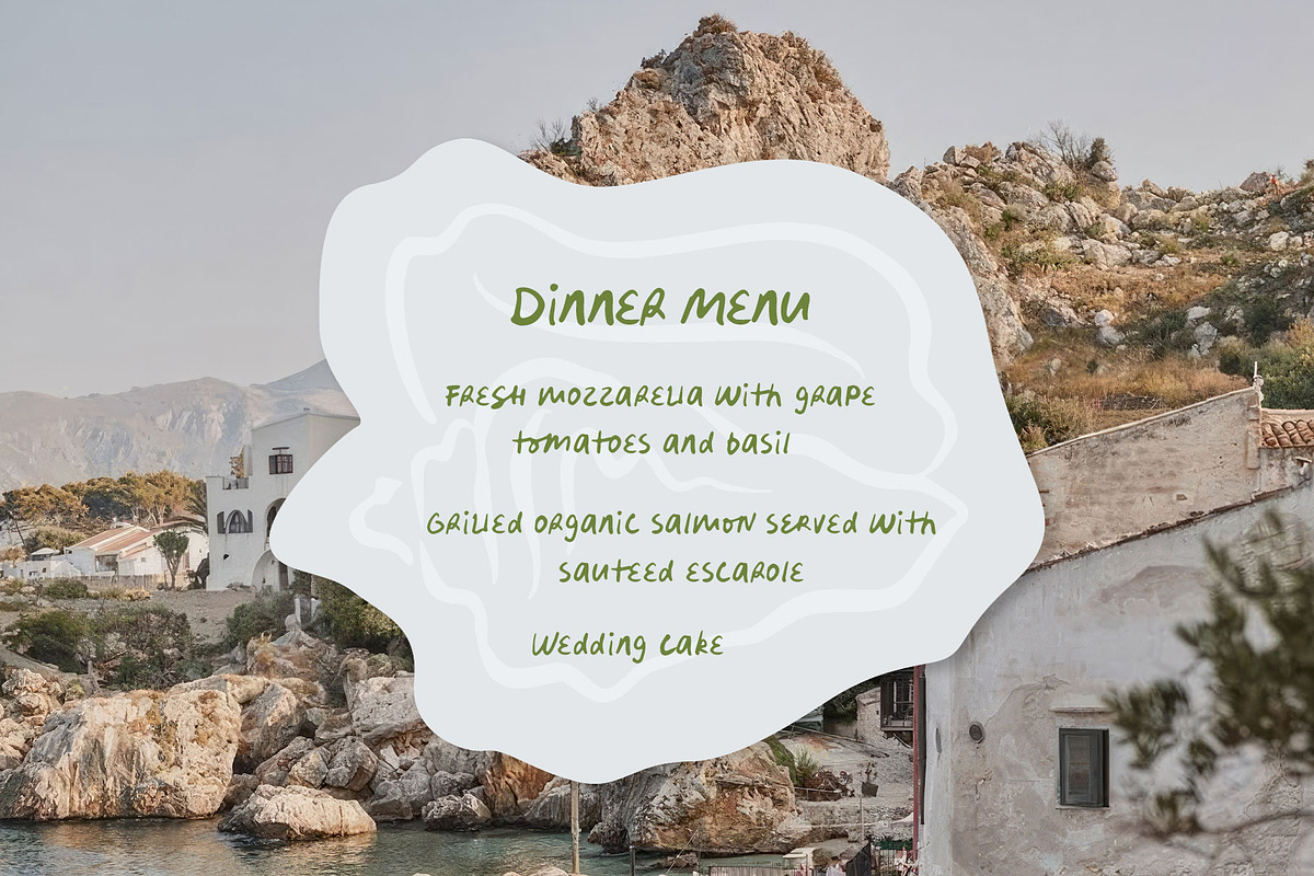 Hand Drawn Tuscany Wedding Clipart, an Illustration by Calamar Studio (Photo 17 of 23)