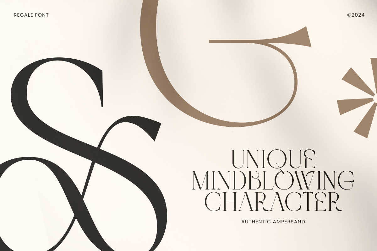 Regale - Lavish Luxury Font, a Serif Font by Sensatype (Photo 4 of 12)