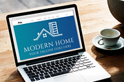 Modern Home Logo, a Technology Illustration by Kaushal Jangid (Thumbnail 4 of 5)