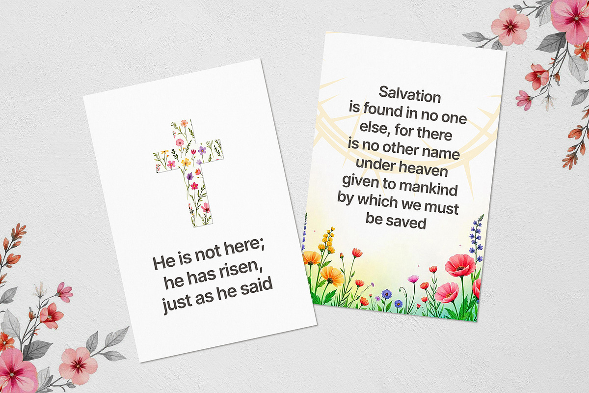 Christian Easter Card Template, a Card Template by Chist Design (Photo 4 of 4)