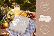 Rustic Picnic Book Cover Mockup PA-P, a Books & Magazine Mockup by Callistemon Creative (Thumbnail 6 of 8)