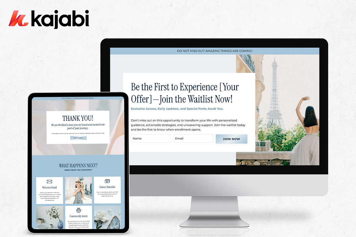 Kajabi Sales Funnel Templates, a Landing Page Template by Altenne | Kajabi Designer (Photo 2 of 9)