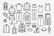 Clothing Essential Vector, an Object Graphic by Dega Syukurilah (Thumbnail 1 of 4)