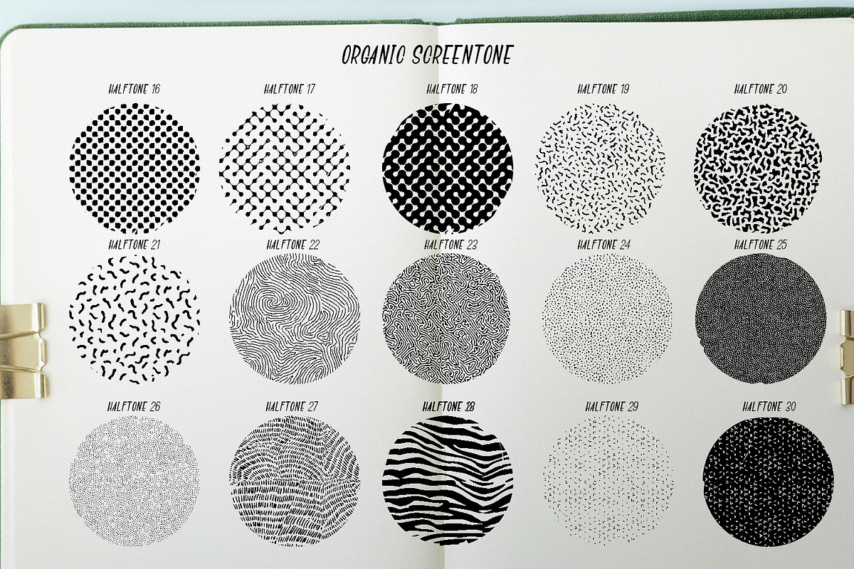 Halftone Brush Pack, a Brush Add-On by ZiziMarket (Photo 3 of 6)