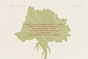 70 Vintage Bold Silhouette Flowers, an Object Illustration by likorbut (Thumbnail 2 of 10)