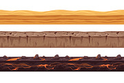 Seamless ground cross sections set, a Texture Graphic by Good Studio (Thumbnail 8 of 9)