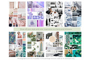 Pinterest Mood Board Templates, a Social Media Template by Bold Leap Creative (Thumbnail 2 of 4)