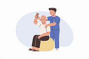 Chiropractic Treatments Illustration, an Object Graphic by Jump Studio (Thumbnail 4 of 12)