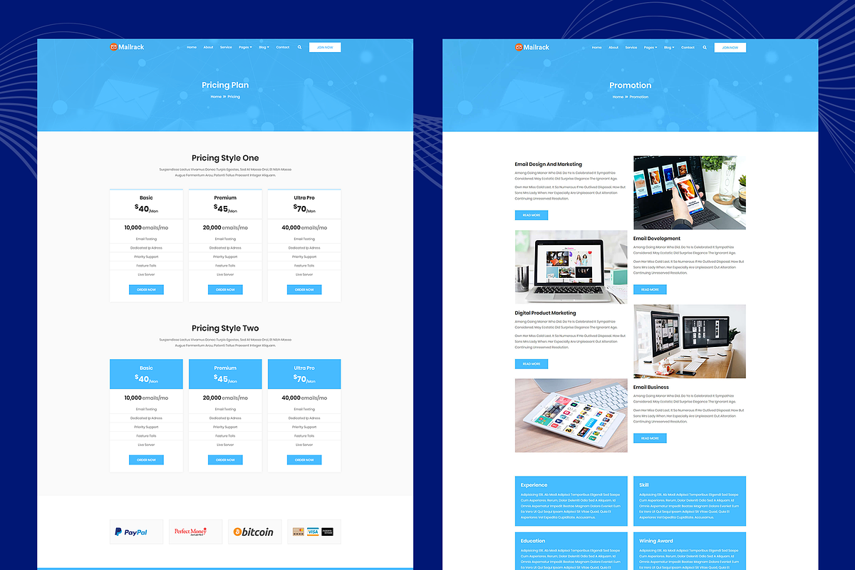 Mailrack - Marketing HTML Template, a HTML Template by THESOFTKING (Photo 3 of 3)