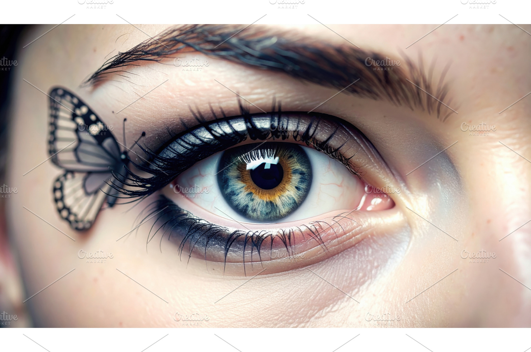 Close-up of a human eye with, a Person Photo by Igor Tichonow