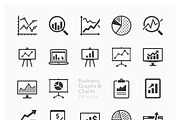 Business Graphs & Charts Icons, an Outline Icon by introwiz1 (Thumbnail 3 of 3)