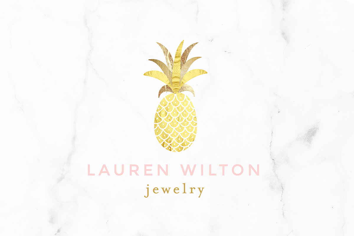 Luxury Pineapple Gold Logo, a Branding & Logo Template by Nordic.Arg (Photo 1 of 6)