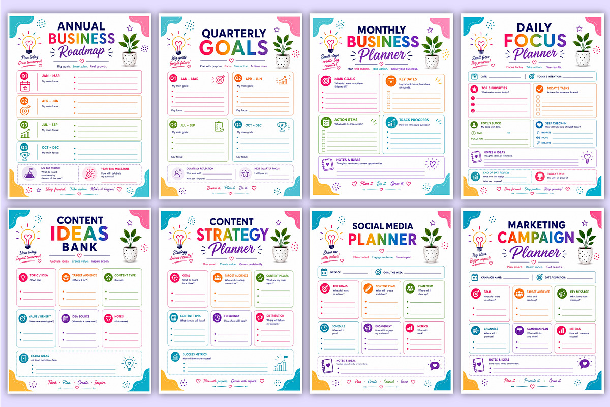 2027 Creative Entrepreneur Organizer, a Stationery Template by Mustafiz (Photo 4 of 5)