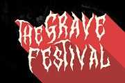 Lorque Black Metal Display Font, a Blackletter Font by Maulana Creative (Thumbnail 2 of 7)