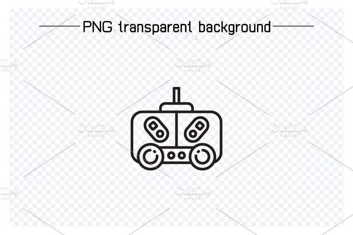 Joystick Icons Line Illustration, an Outline Icon by Designfour (Photo 2 of 7)
