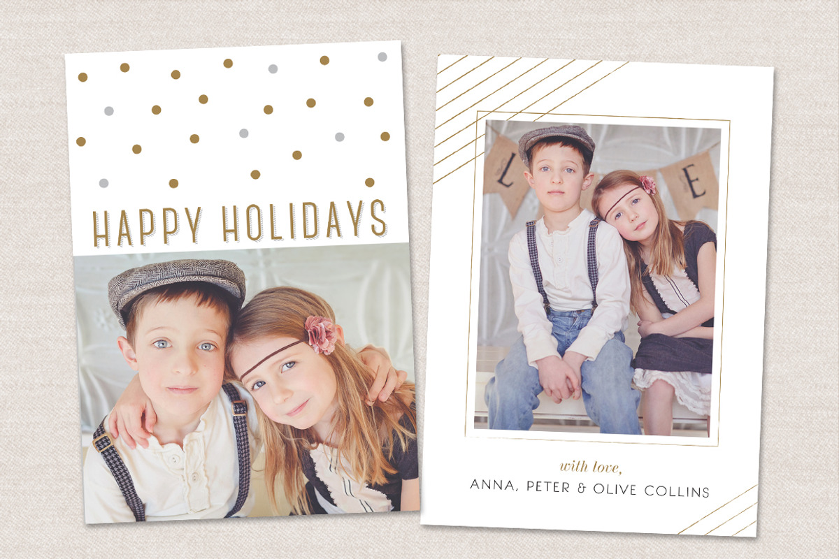 Holidays Photo Card CC018, a Card Template by OtoStudio