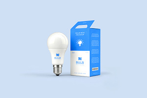 Bulb Packaging Mockup, a Product Mockup by graphypix
