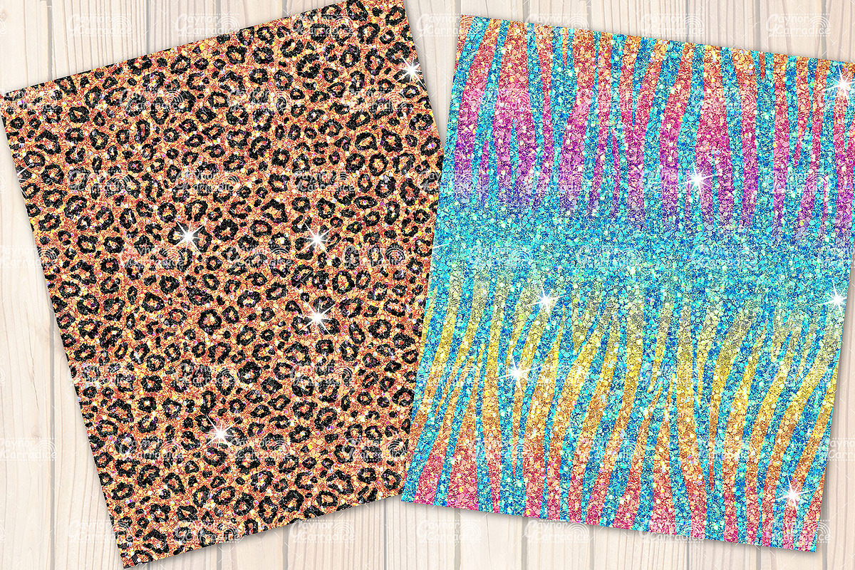 Rainbow animal print glitter, a Pattern Graphic by Gaynor Carradice Designs (Photo 6 of 7)
