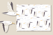 Seagull Pattern, a Pattern Graphic by Lady Bruniere Design (Thumbnail 3 of 12)