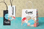 Crochet Knitting Watercolor logotype, an Object Graphic by svetlanaARTdreams (Thumbnail 9 of 13)
