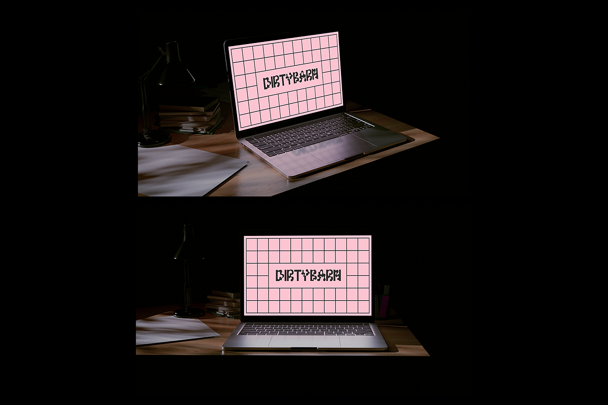 13 MacBook Pro Mockups, a Mac Mockup by Dirtybarn (Photo 3 of 4)