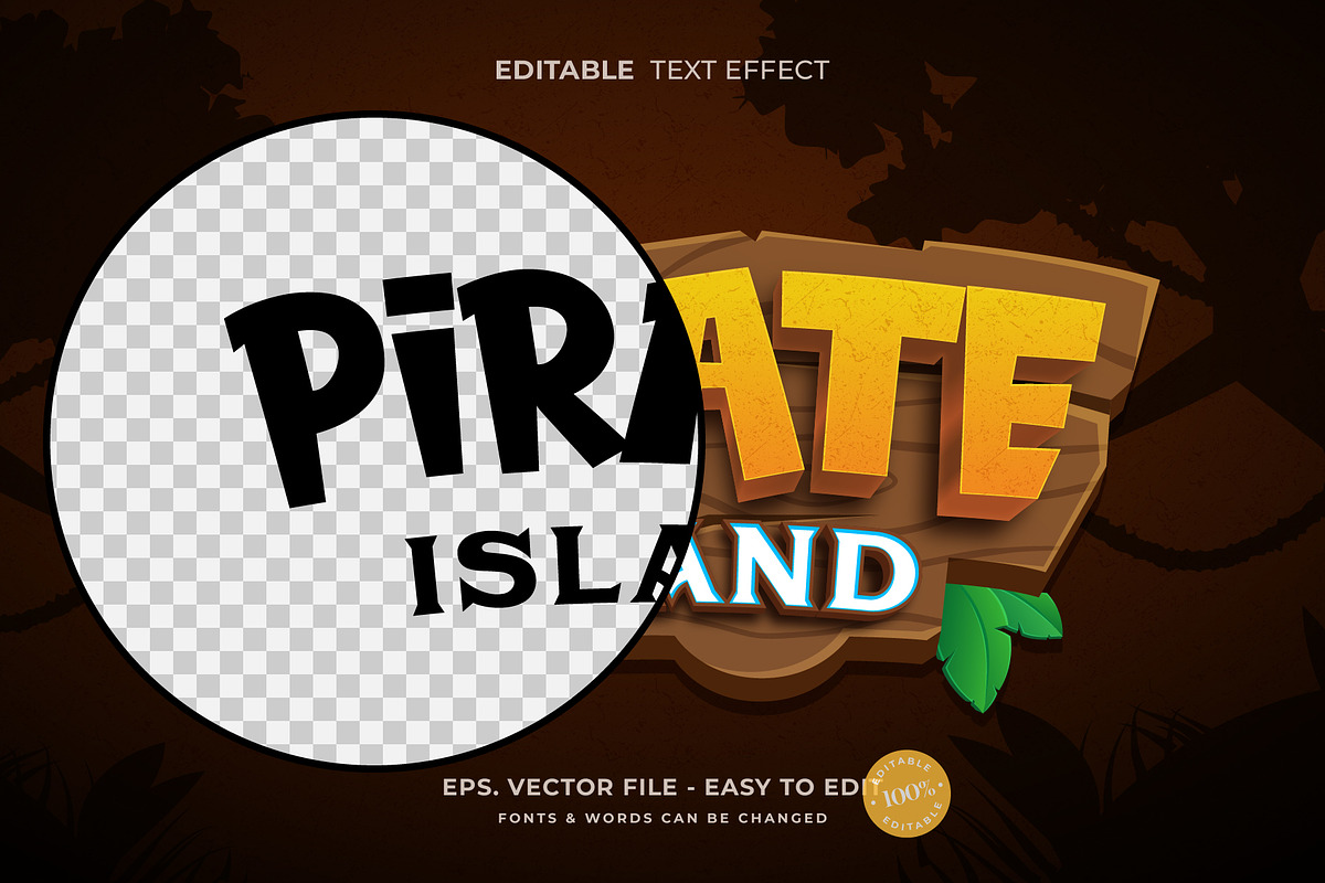 Pirate Island Adventure Text Effect, a Layer Style Add-On by zdson (Photo 2 of 2)