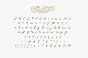 Dear Crush - Cute Handwritten Font, a Handwritten Font by Sarid Ezra (Thumbnail 8 of 10)