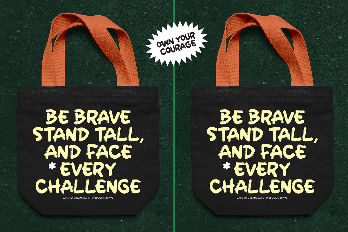 Rough City Markers Bold Brush Font, a Script Font by Letterena Studios Script (Photo 2 of 10)