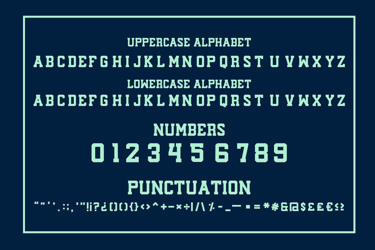 Stacked College, a Slab Serif Font by Mini_World (Photo 6 of 7)