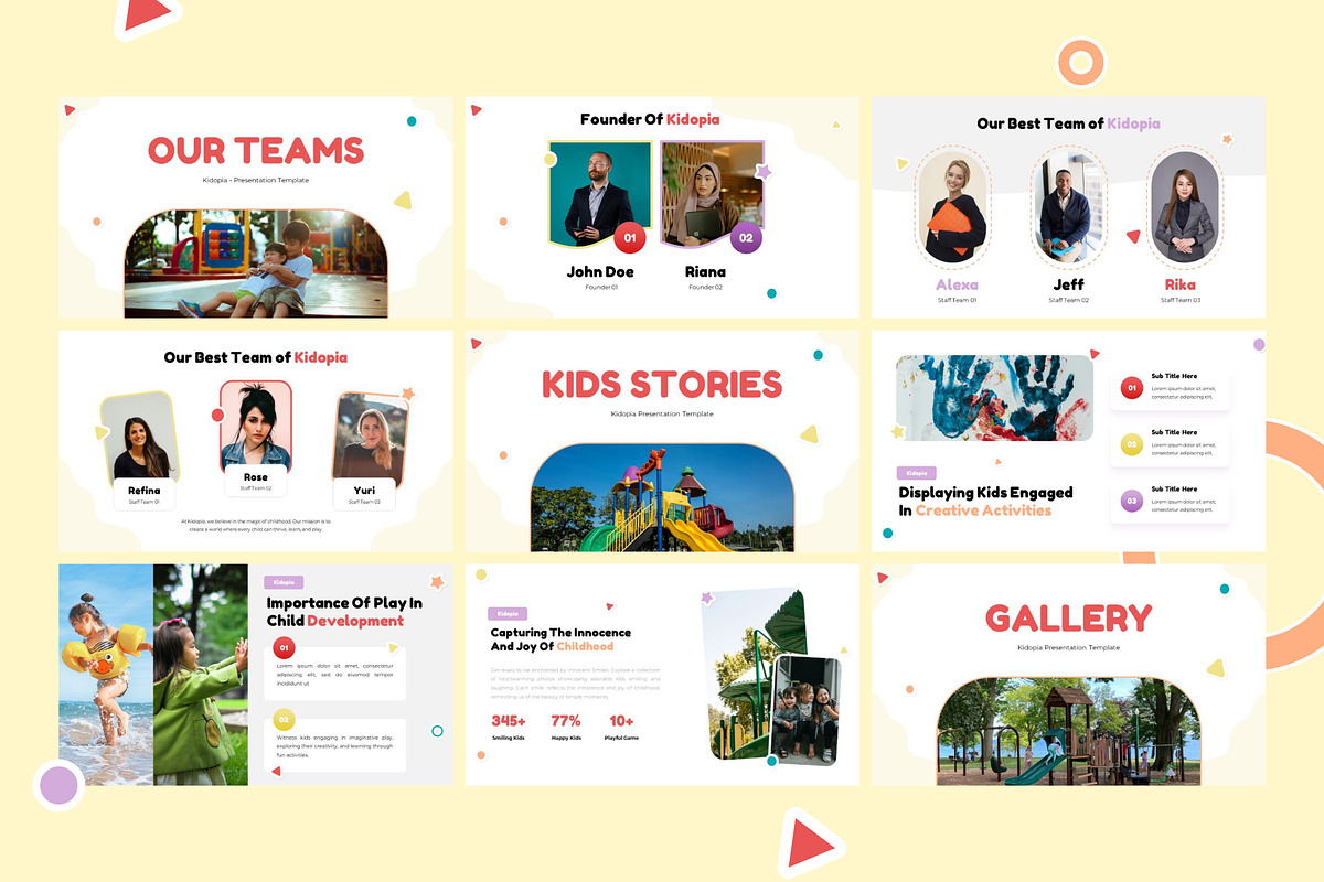 Kidopia - Cute Powerpoint Template, a Presentation Template by Eklip Studio (Photo 3 of 5)