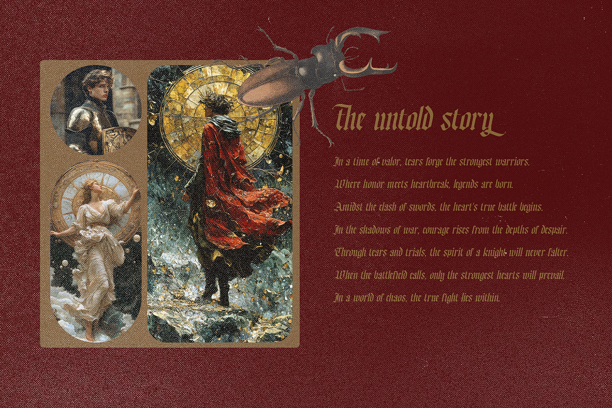 Bageshron Blackletter Font Family, a Blackletter Font by Enxyclo Studio (Photo 11 of 27)