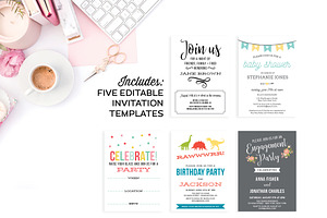 Invitation Templates for InDesign