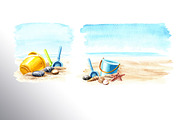 On the Sunny Sand, a Seasonal Illustration by Daria Ustiugova (Thumbnail 6 of 11)