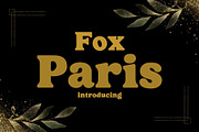 Fox Paris Font, a Serif Font by Fox7 By Rattana (Thumbnail 1 of 9)