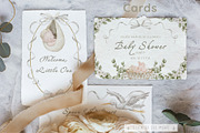 Eco Baby Shower Watercolor clipart, an Illustration by Alisles (Thumbnail 6 of 15)