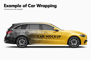 Station Wagon Mockup 4