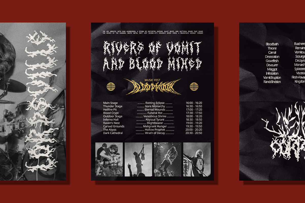 CS Bistre – Black Metal Font, a Blackletter Font by Craft Supply Co. (Photo 4 of 8)