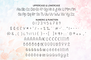 Beautiful Flower | Script Font, a Script Font by Scratchones (Thumbnail 7 of 8)