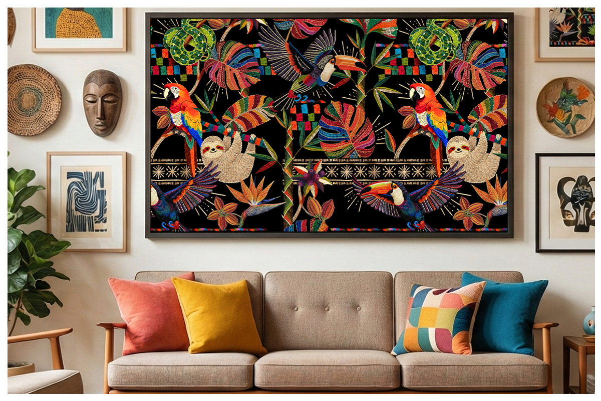 Tropical Paradise – 2026 Embroidery, a Pattern Graphic by Luiz da Rolt Grathwohl (Photo 11 of 11)