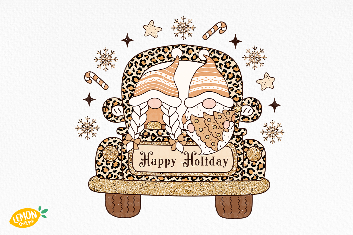 Leopard Christmas PNG Sublimation, a Seasonal Illustration by LemonDesign (Photo 9 of 13)
