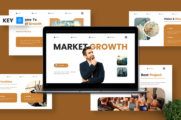 Market Growth - Business Keynote preview 7